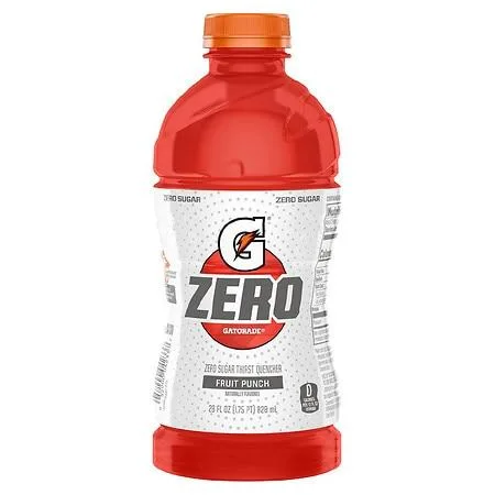 Gatorade Thirst Quencher, Zero Sugar Fruit Punch - 28.0 Oz
