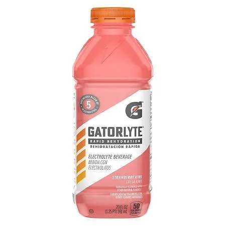 Gatorlyte Electrolyte Beverage Strawberry Kiwi - 20.0 Oz