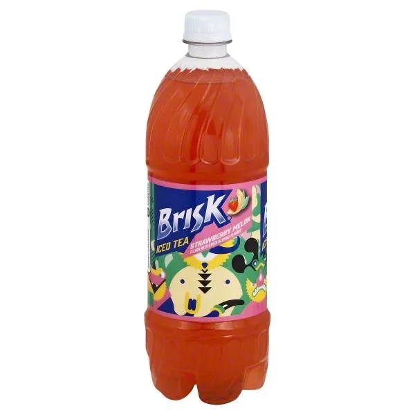 Brisk Strawberry Melon Iced Tea, 33.8 Fl. Oz.