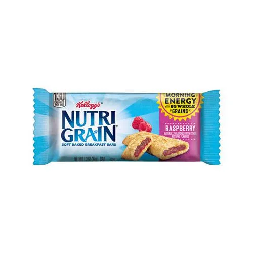Nutri-grain Cereal Bars Raspberry Indv Wrapped 1.3oz Bar 16/Box - All