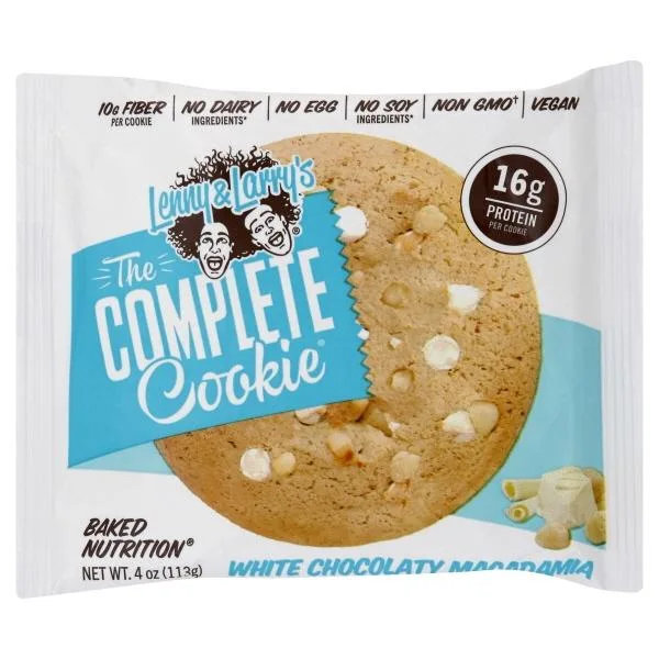 Lenny & Larry S Keto White Chocolaty Macadamia Cookies  4 Oz  12 Count
