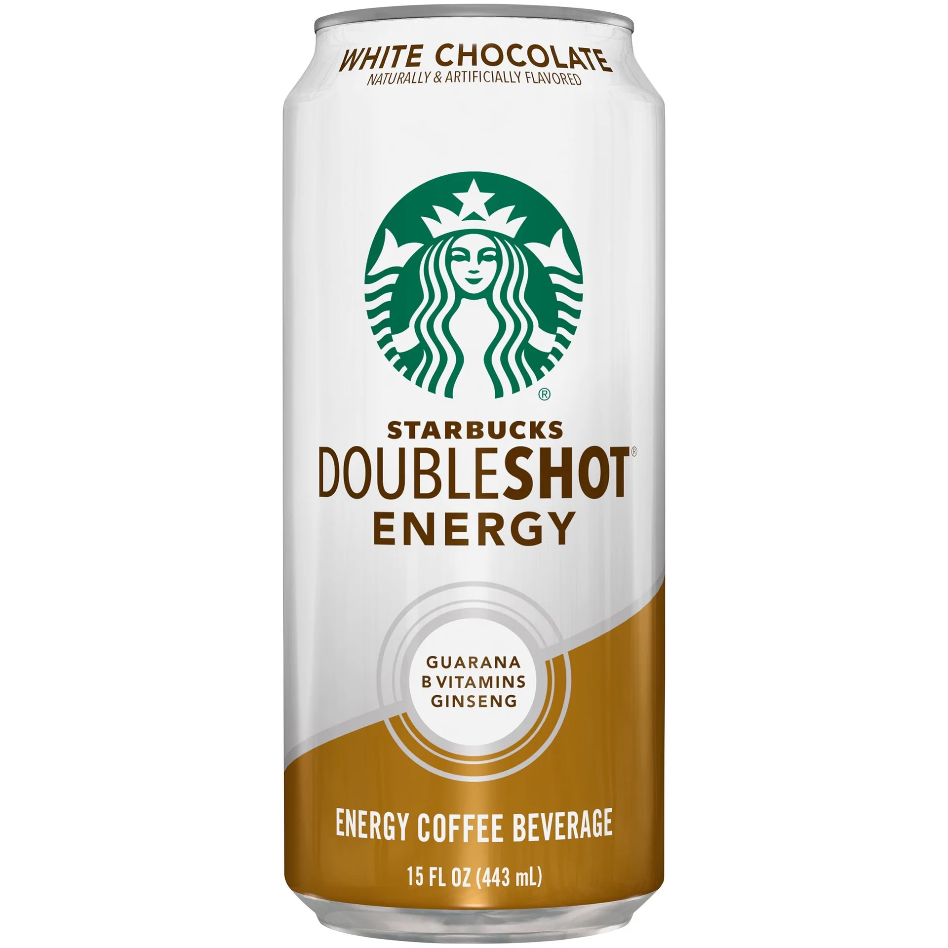 Starbucks DoubleShot, Energy, White Chocolate - 15 Fl Oz