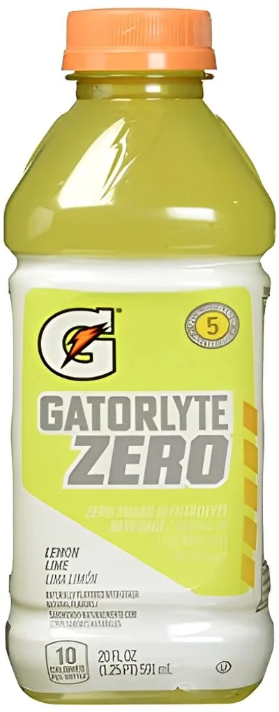 Gatorlyte Zero Lemon Lime 20oz