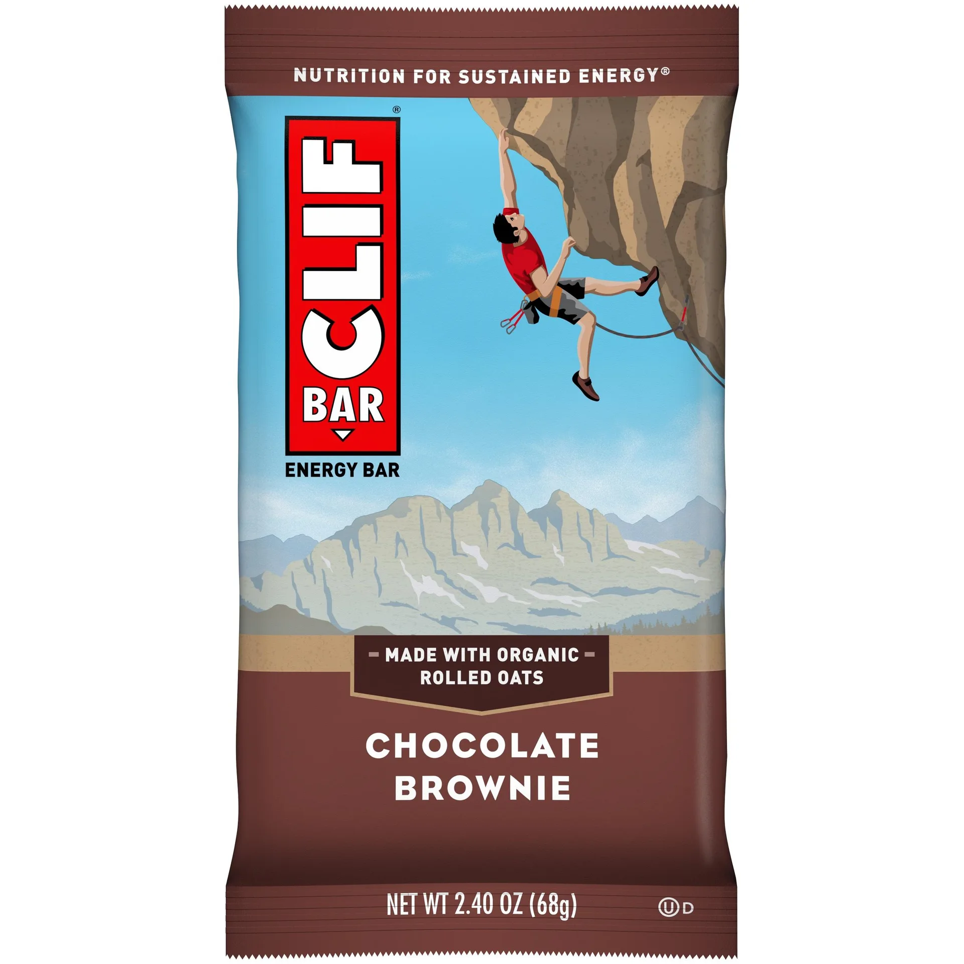 Clif Bar  Energy Bars  Organic  Chocolate Brownie  2.4 Oz