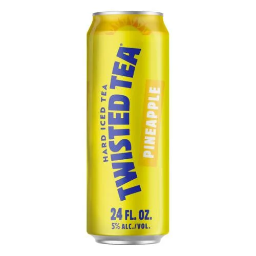 Twisted Tea Pineapple, Hard Iced Tea - Beer - 24oz Can