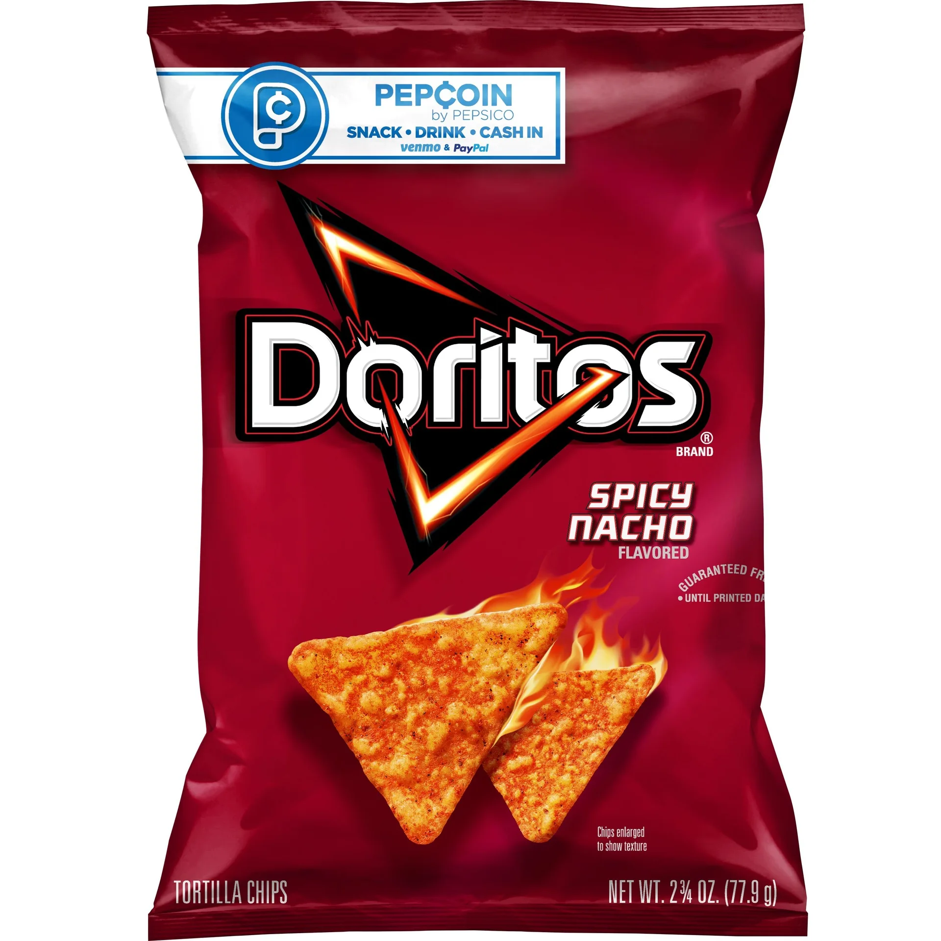 Doritos Tortilla Chips Spicy Nacho - 2.75 Oz