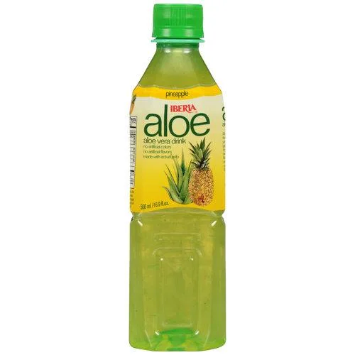 Iberia Aloe Pineapple Aloe Vera Drink  16.9 Fl Oz