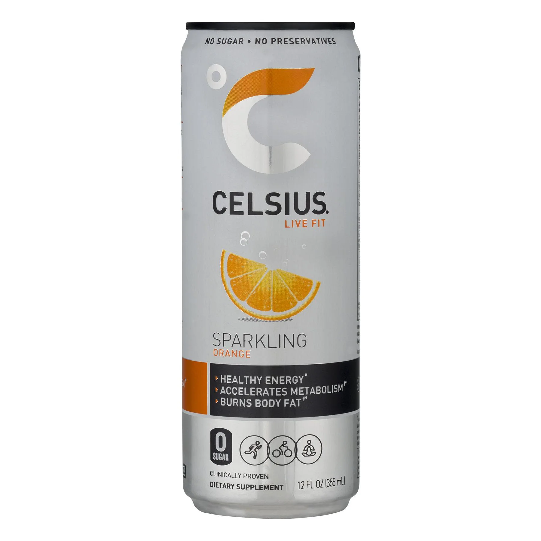 146522 Sparkling Orange Energy Drink - 12 Oz.