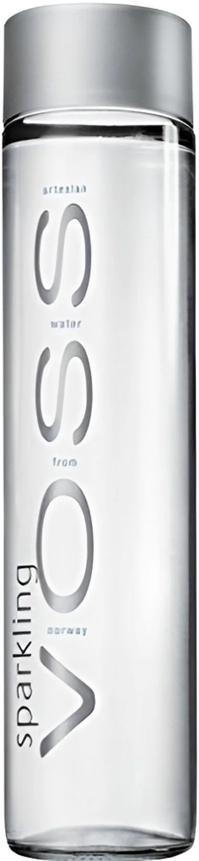 Voss Sparkling Artesian Water Glass Bottle, 375ml