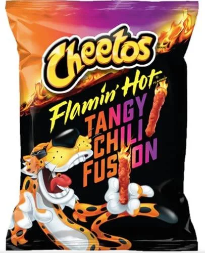 Cheetos Flamin Hot Tangy Chili Fusion
