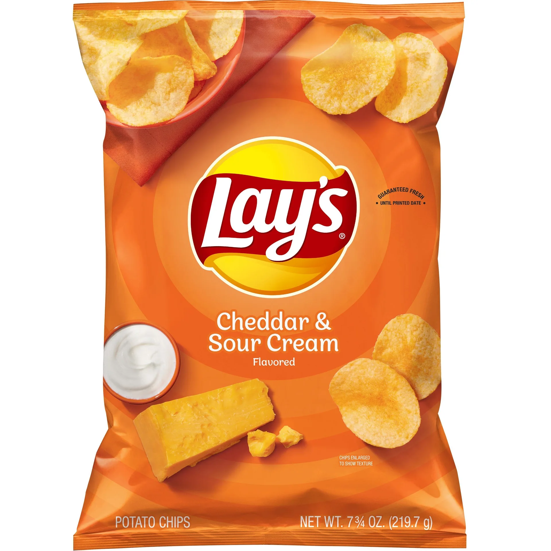 Lay's Potato Chips Cheddar & Sour Cream - 7.75 OZ