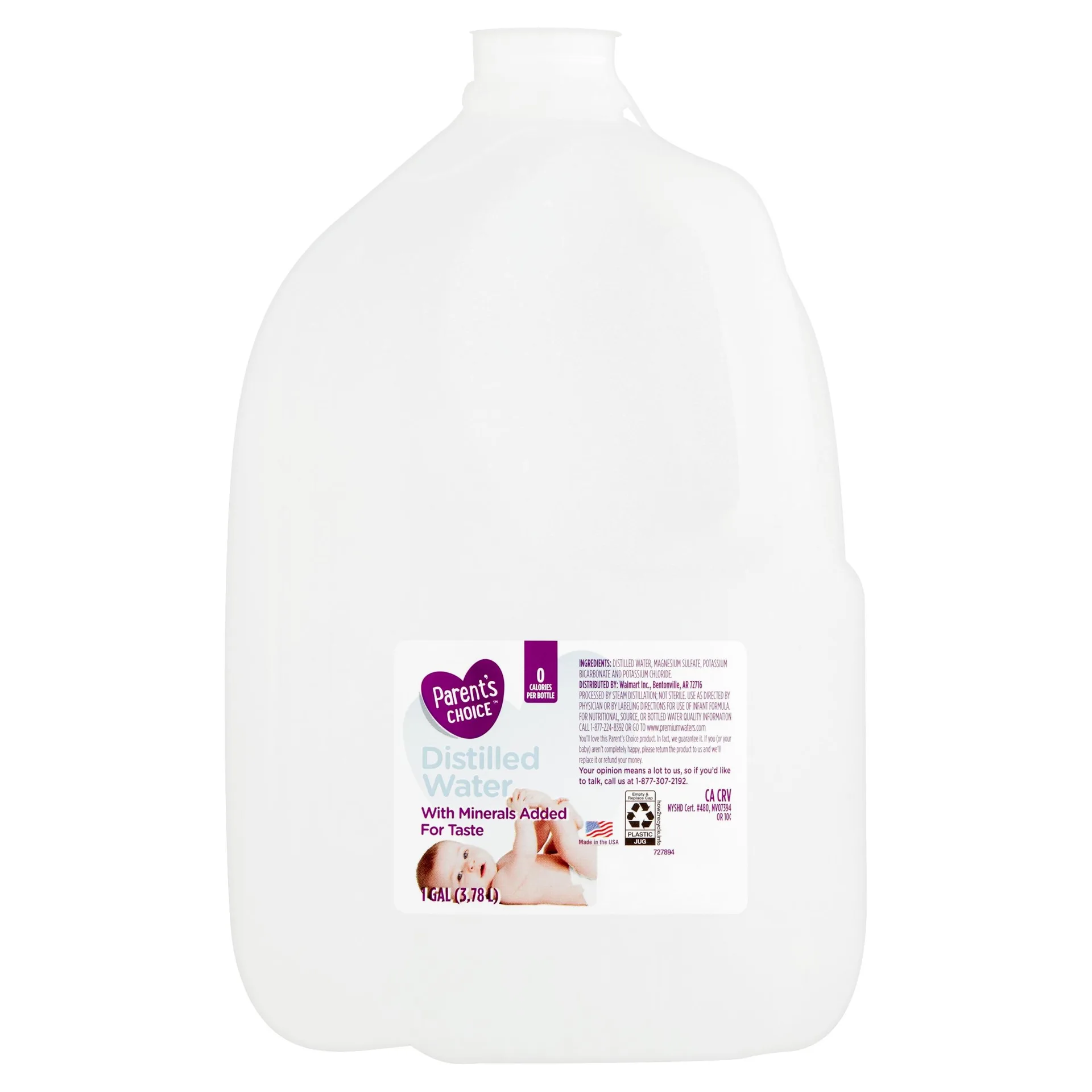 Parent S Choice Distilled Water  1 Gal