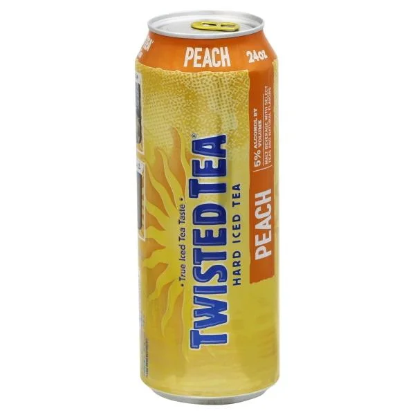 Twisted Tea Peach, Hard Iced Tea - Beer - 24oz Can