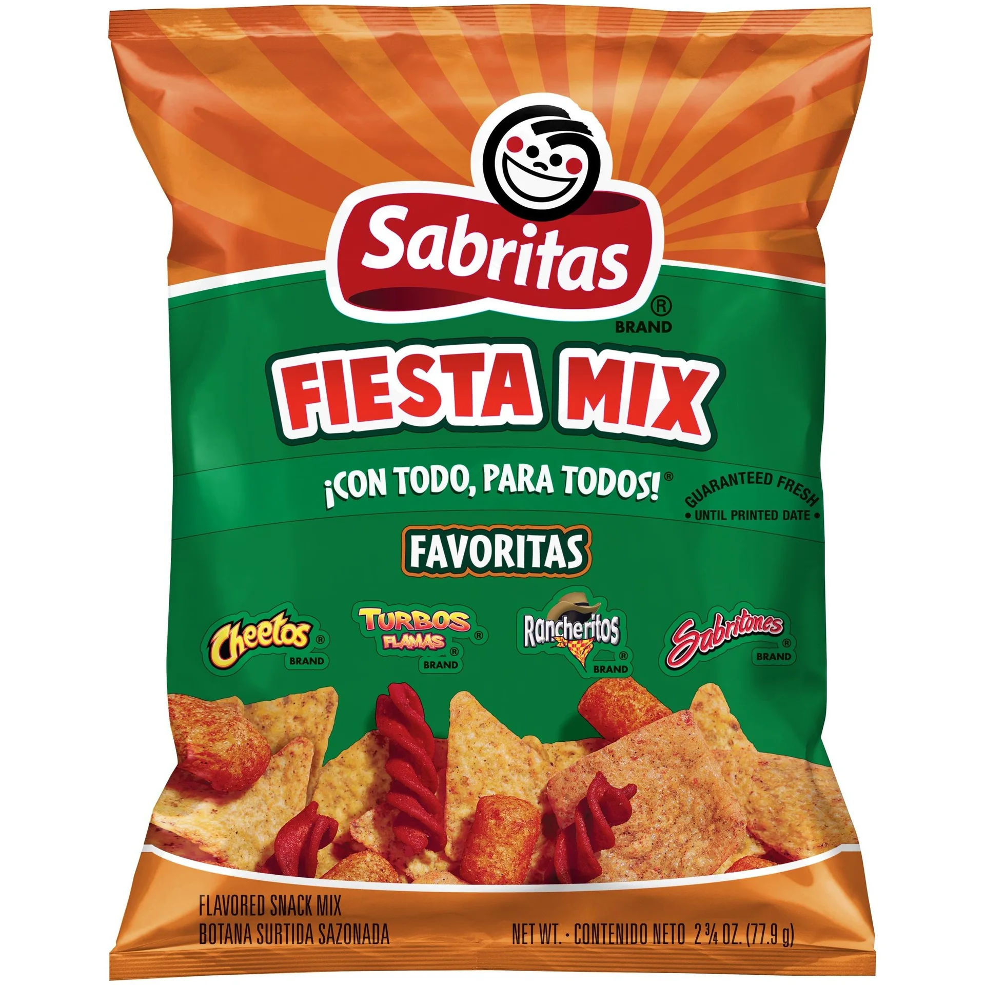 Sabritas Fiesta Mix Snack Mix 2.75 Oz. Bag