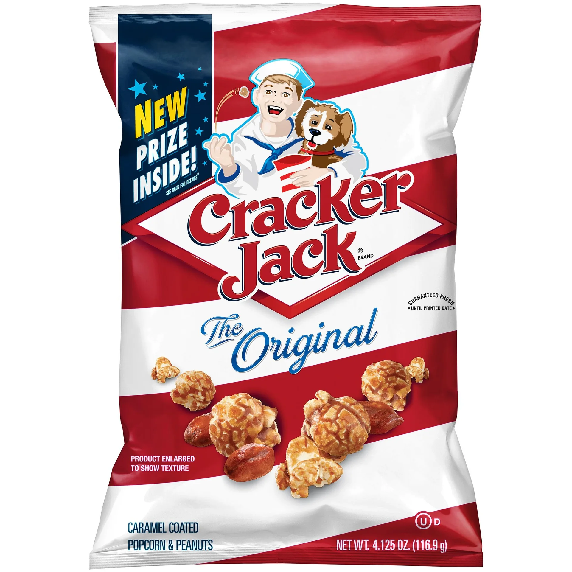 Cracker Jacks 4.125 Oz Original Caramel Coated Popcorn and Peanuts