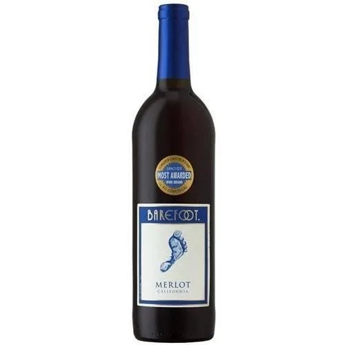 Barefoot Merlot | 750ml Wine Bottle
