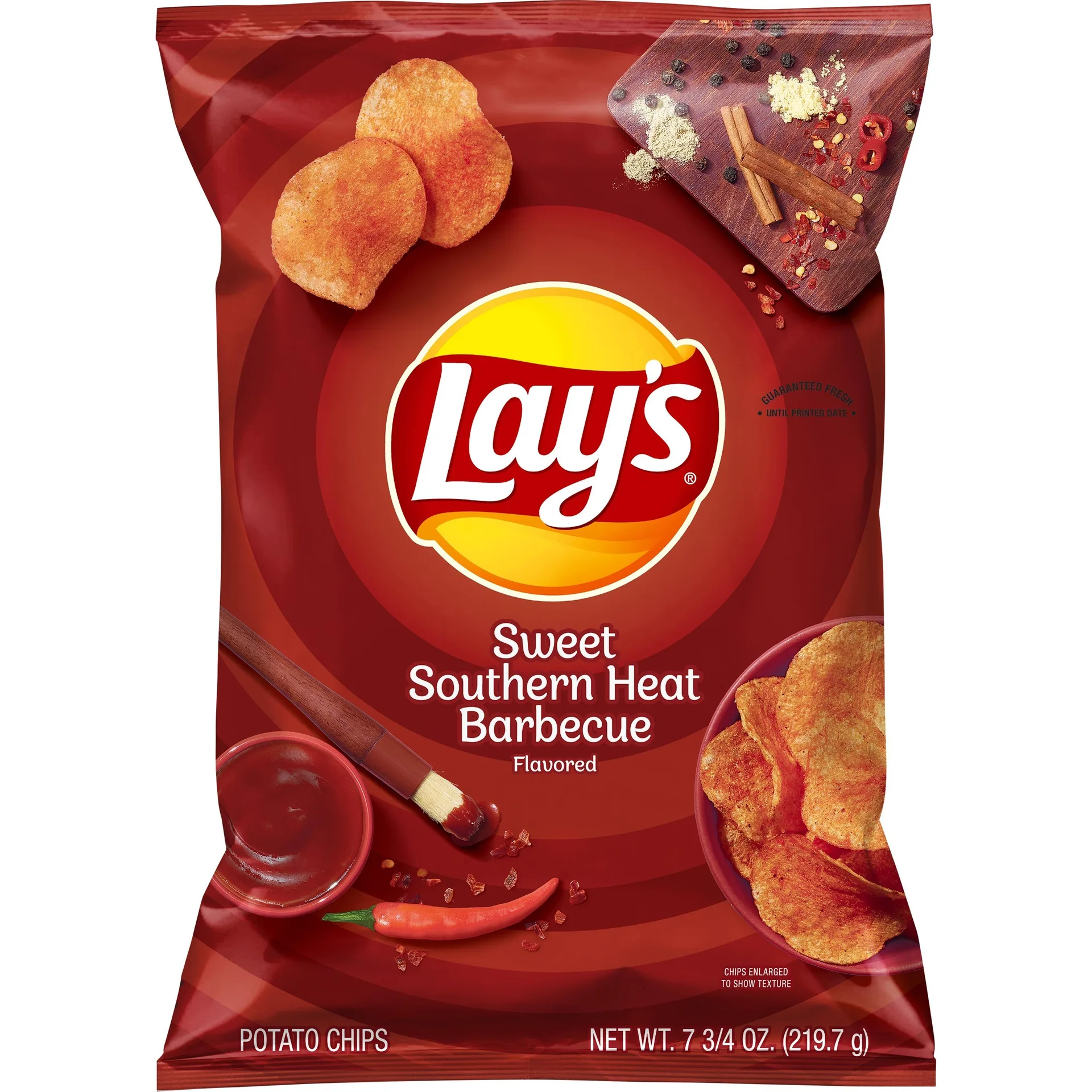 Potato Chips Sweet Southern Heat Barbecue