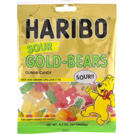 HARIBO Sour Goldbears Gummi Candy