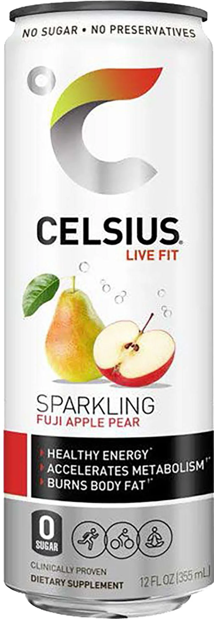 KHCH00347995 12 Fl Oz Sparkling Fuji Apple Pear Energy Drink
