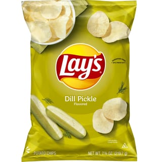 Lay S Potato Chips  Dill Pickle Flavor  7.75 Oz Bag
