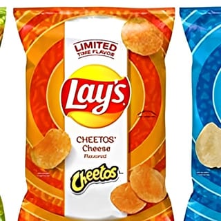 Lays 3 Flavor Variety Pack Doritos Cool Ranch, Cheetos Cheese Flavored, Funyuns Onion Flavored Potato Chips