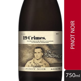 19 Crimes South Eastern Australia Punishment Pinot Noir 750ml