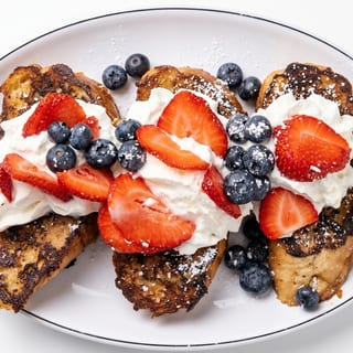Red, White & Blue French Toast