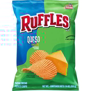 Ruffles Potato Chips Queso - 2.5 OZ