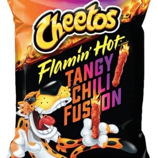 Cheetos Flamin Hot Tangy Chili Fusion