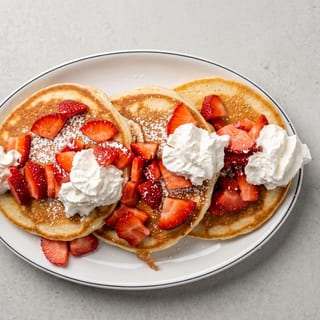 Strawberry Shortcake Pancakes